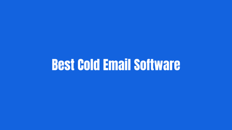 7 Best Cold Email Software of 2026