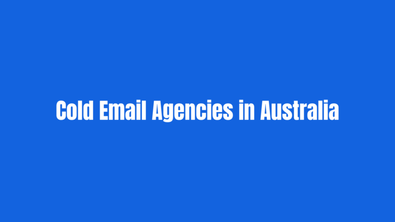 Best cold email agencies in australia