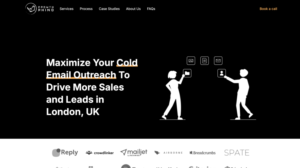 Best cold email agencies in united kingdom growth rhino