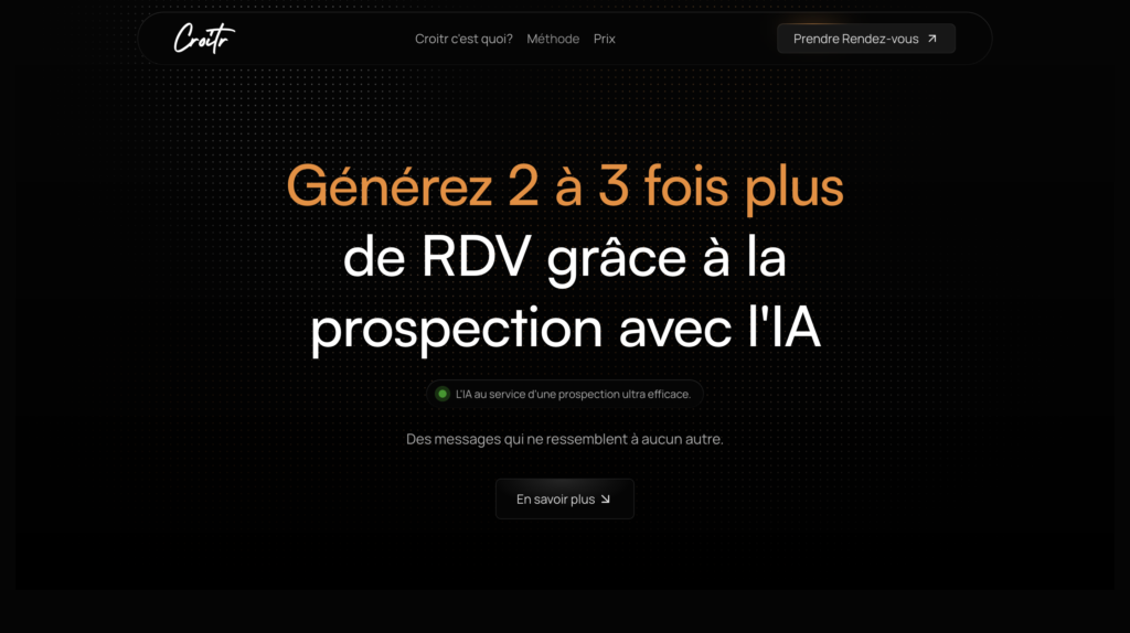 Croitr cold outbound agency france