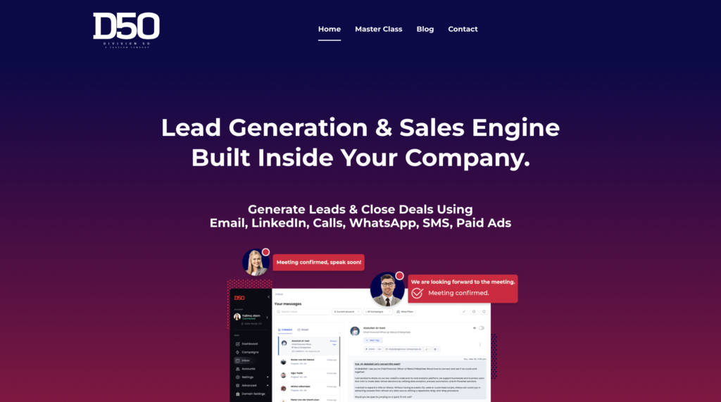 D50 cold email agencies in dubai