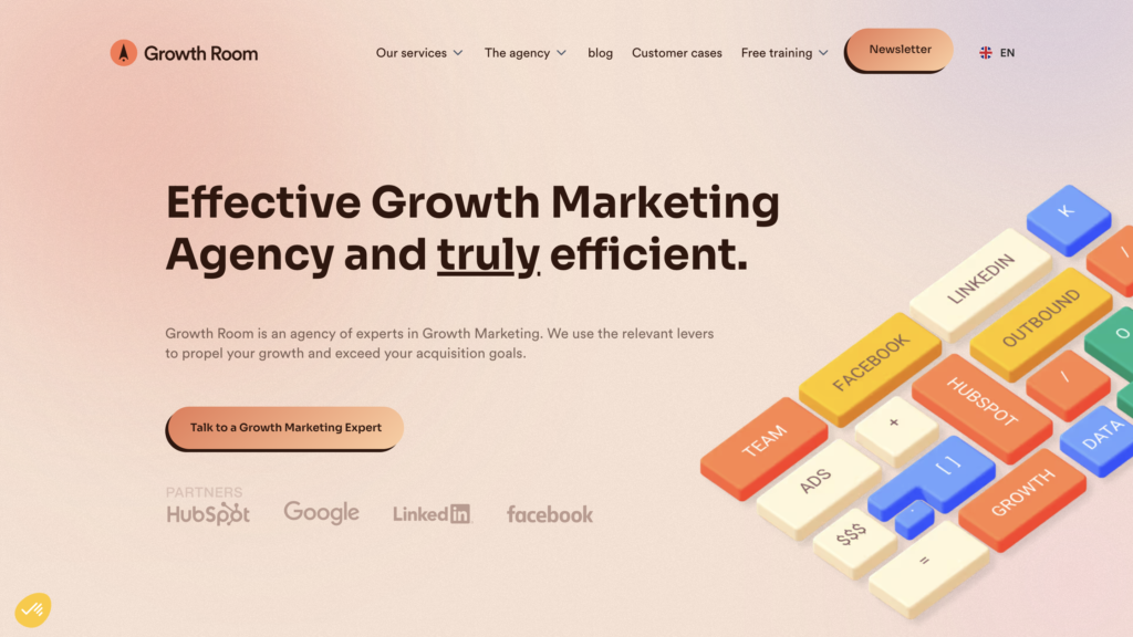 Growthroom cold email agency france